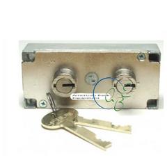 Photo of LEFEBURE 7737 SERIES CHANGEABLE, NON-HANDED, DOUBLE 3/8 NOSE SAFE DEPOSIT LOCK RENTERS KEY INCLUDED LEF7737